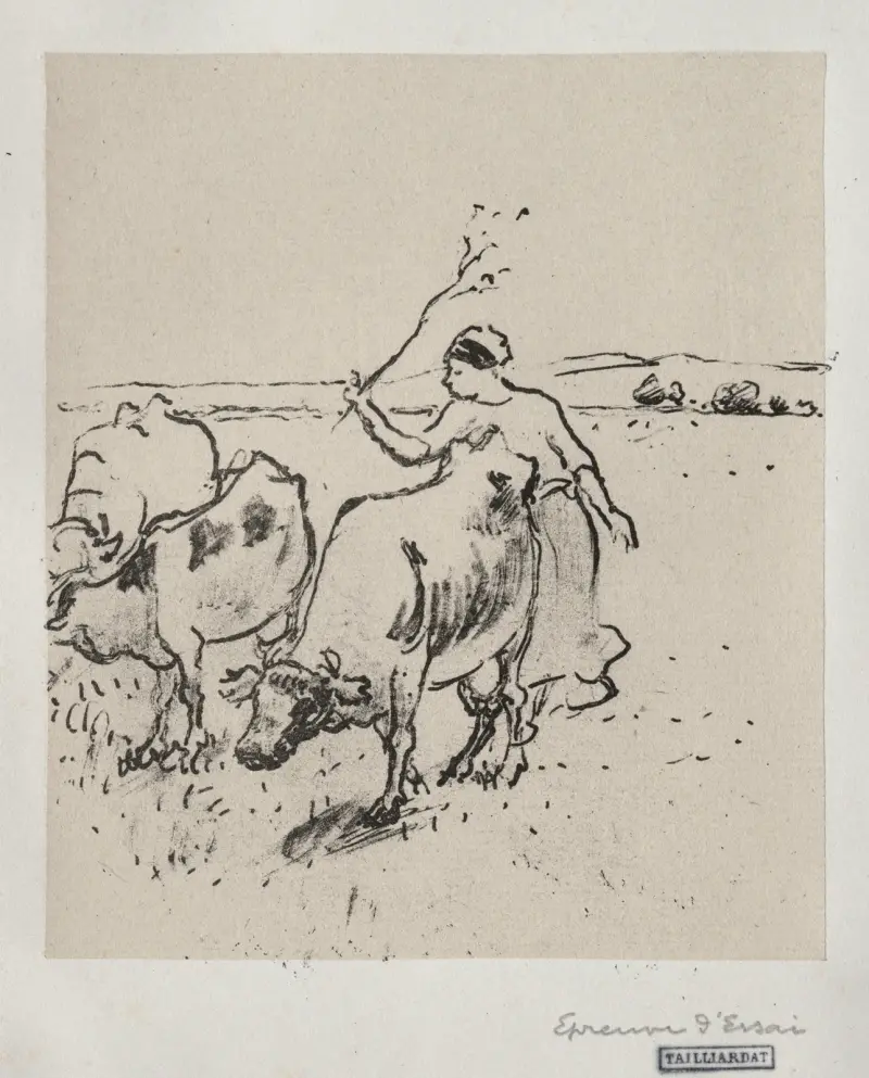 Kuhhirt von Camille Pissarro