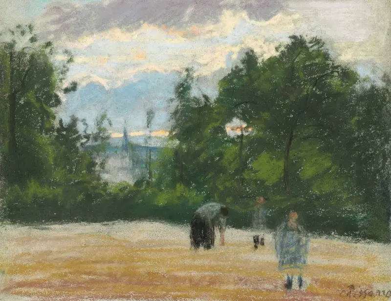 Die Lichtung von Camille Pissarro