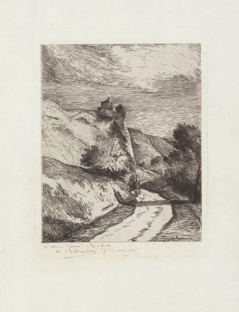 La Roche-Guyon, 1866 – Nr. 1 von Camille Pissarro