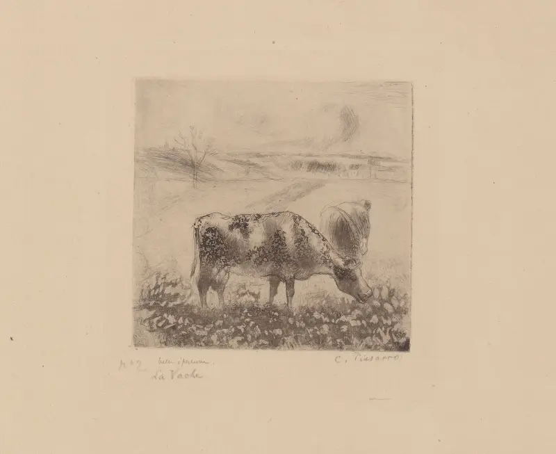 Die Kuh von Camille Pissarro