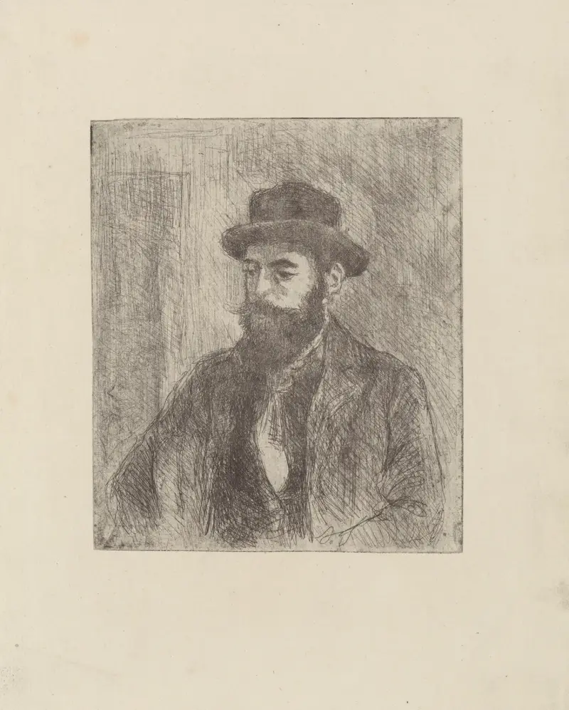 Lucien Pissarro av Camille Pissarro