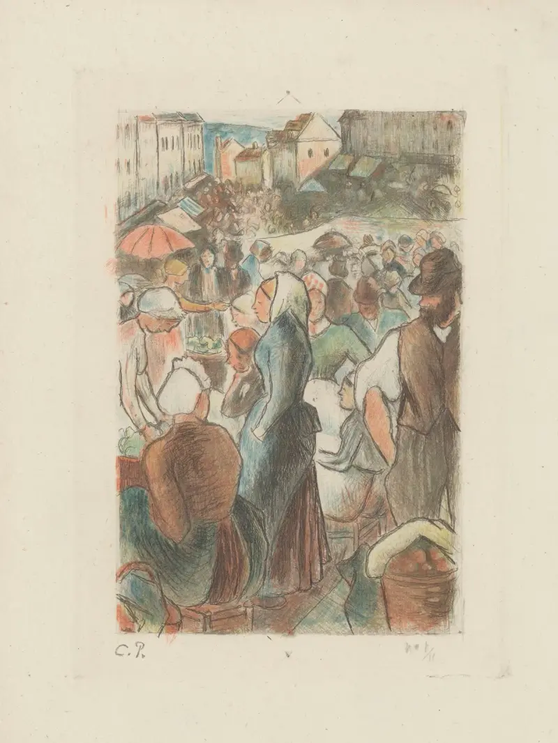 Marché de Gisors (rue Cappeville) – nr 1 av Camille Pissarro