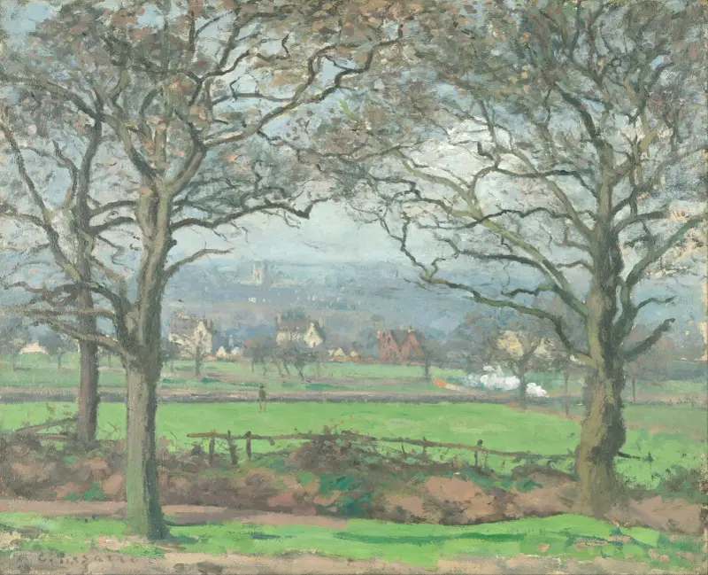 Near Sydenham Hill av Camille Pissarro