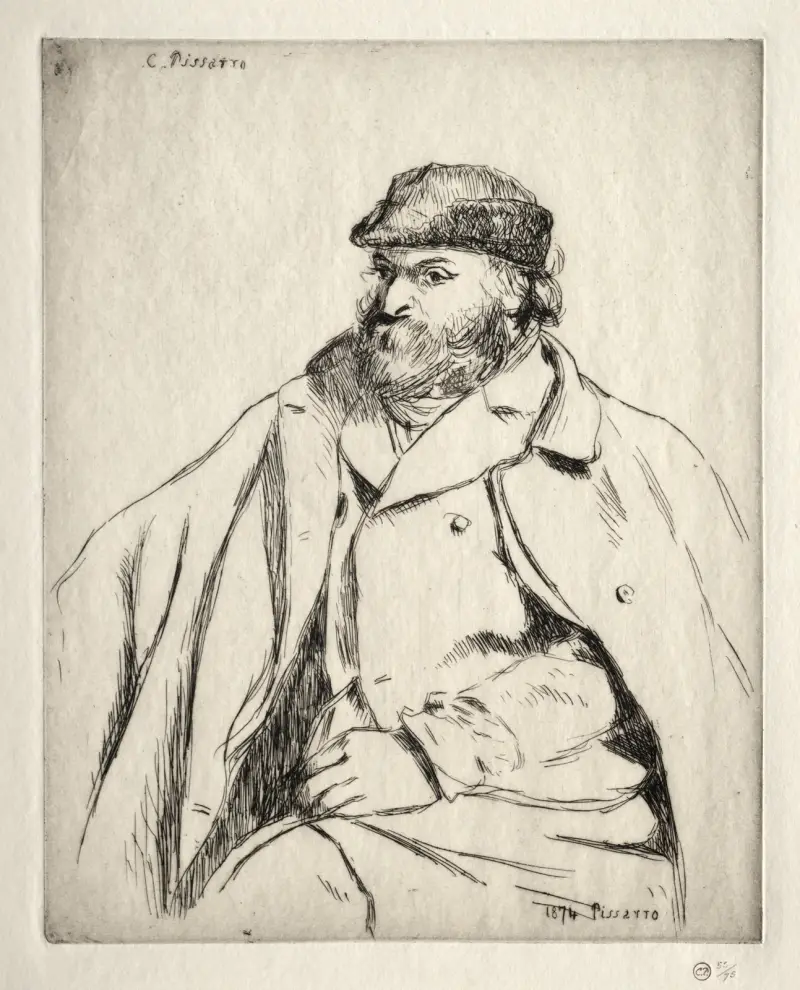Paul Cézanne von Camille Pissarro