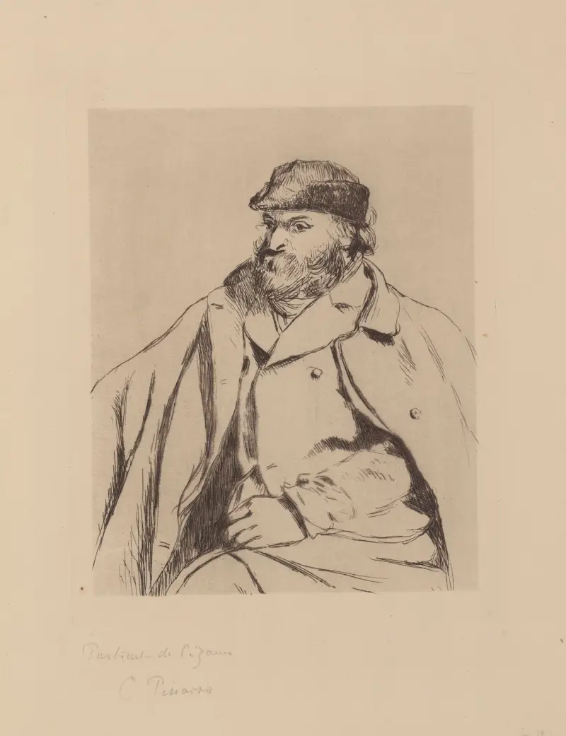 Portret Cézanne'a, Camille Pissarro