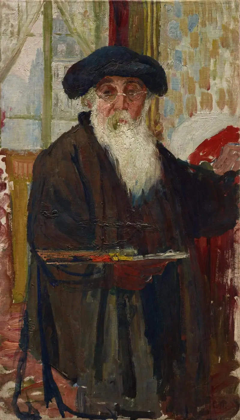Selbstporträt, 1896 von Camille Pissarro