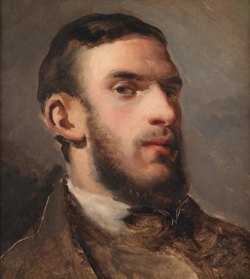 Selbstporträt, 1857 von Camille Pissarro
