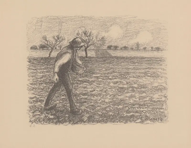 Der Sämann von Camille Pissarro