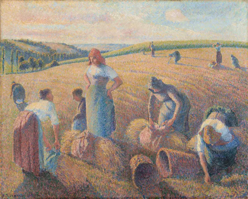 Die Ährenleserinnen von Camille Pissarro