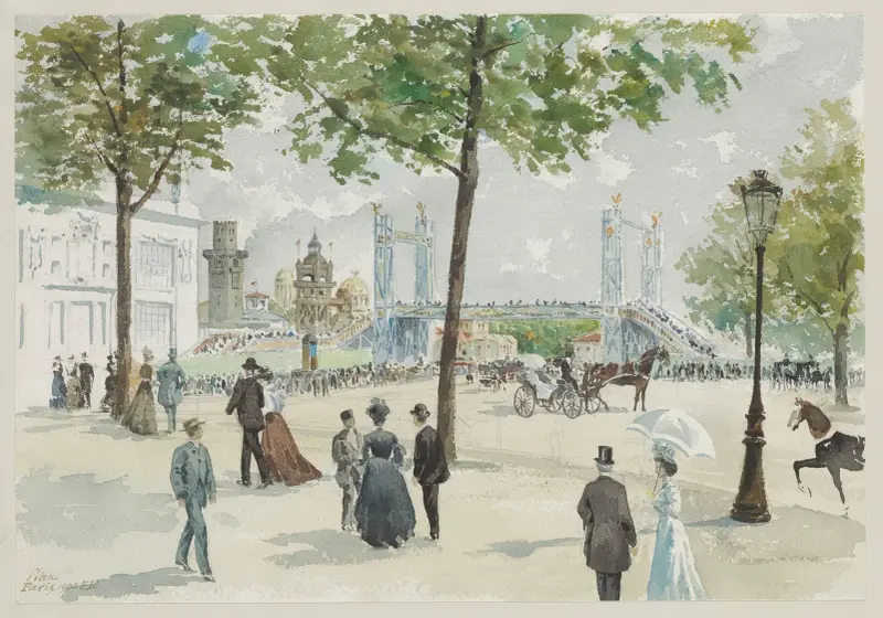 Passerelle de l’Alma von Camille Piton