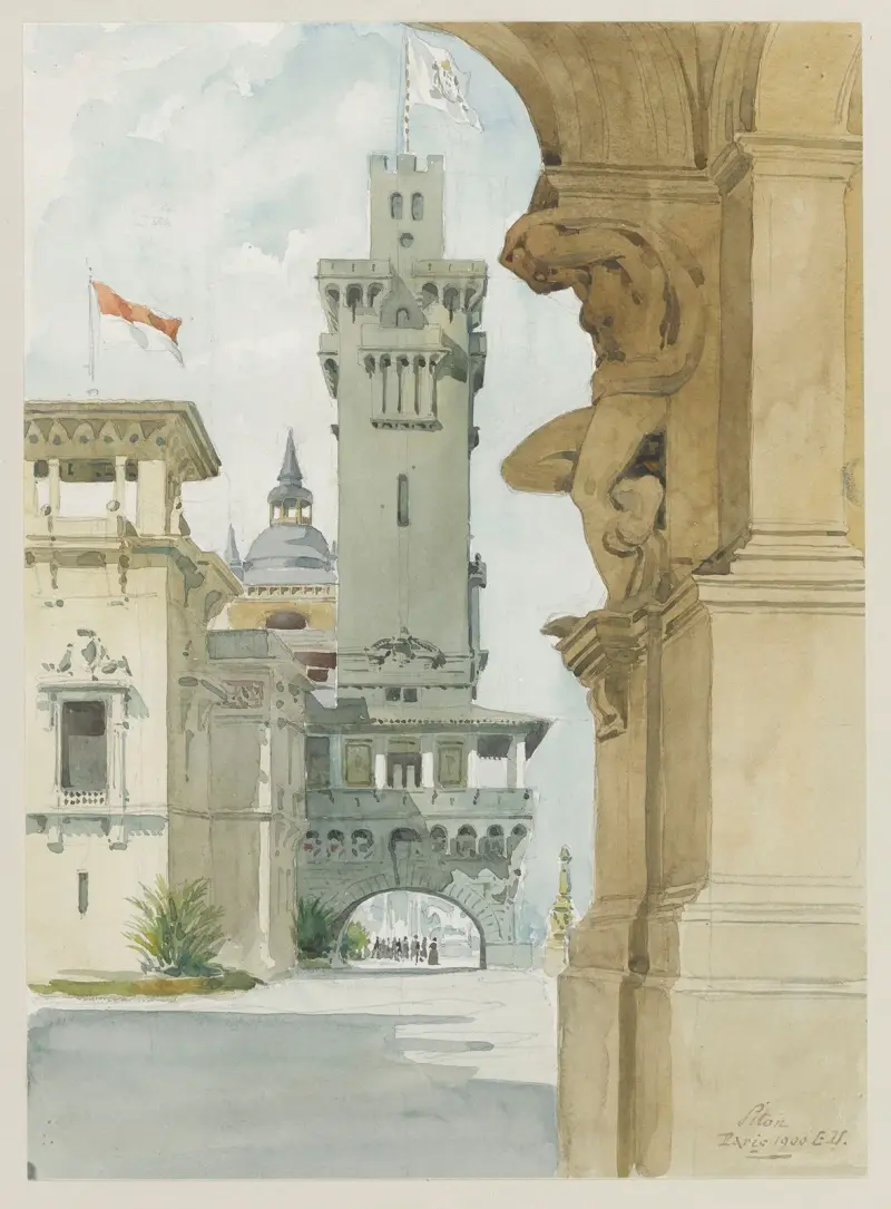 Pavillons de Monaco et de l’Espagne av Camille Piton