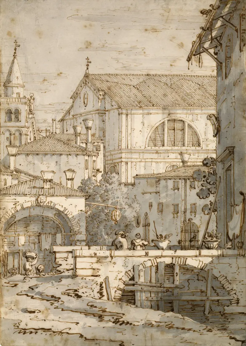 Architektonické capriccio, Canaletto