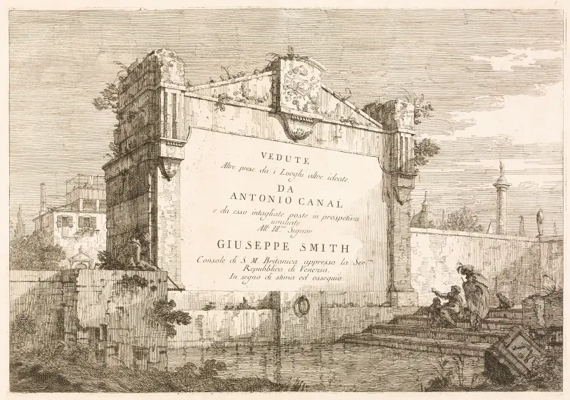 Pohledy – titulní list, Canaletto