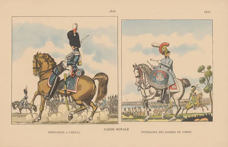 Garde Royale. 1816, Caran d'Ache