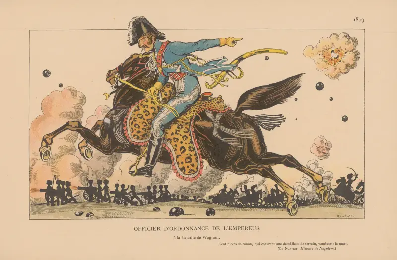 Officier D’ordonnance de L’empereur. 1809 av Caran d'Ache