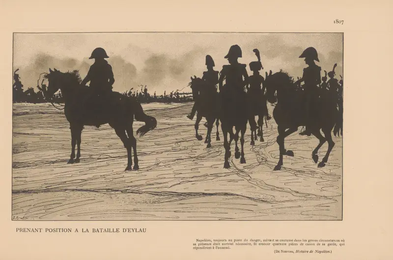 Prenant Position a la Bataille D’eylau. 1807 av Caran d'Ache