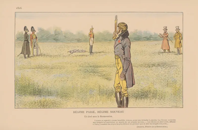 Regime Passe, Regime Nouveau. 1816 av Caran d'Ache