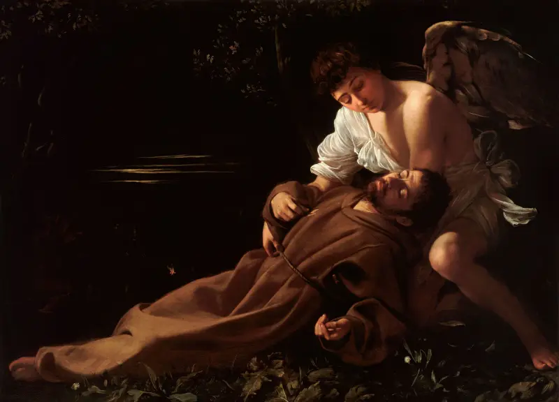Den helige Franciskus av Assisi i extas av Caravaggio