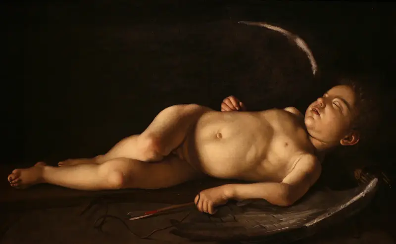 Schlafender Amor von Caravaggio