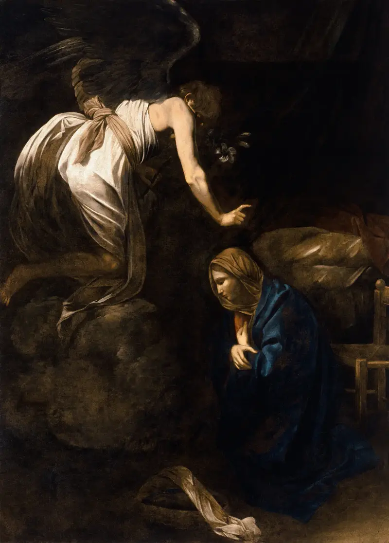 Die Verkündigung von Caravaggio