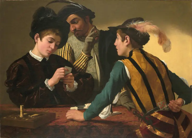 Die Falschspieler von Caravaggio