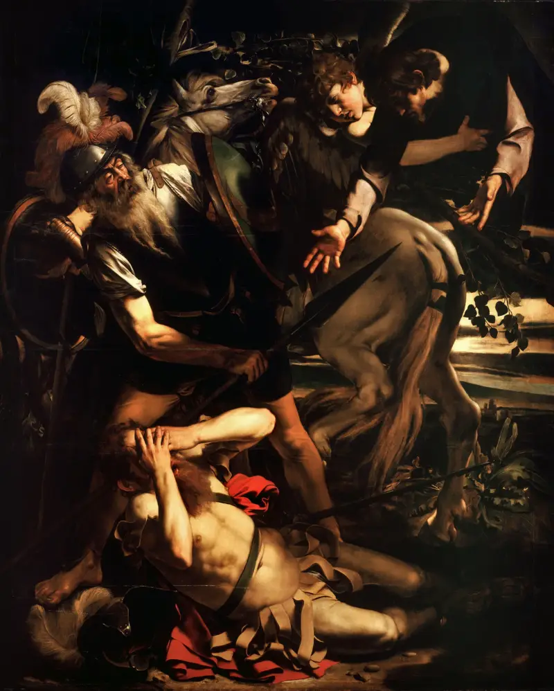 The Conversion of Saint Paul av Caravaggio