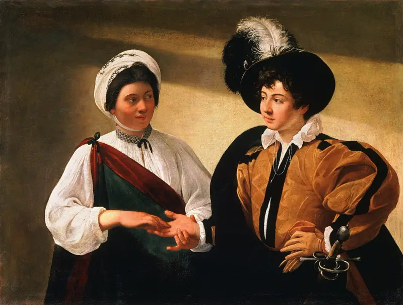 Věštkyně, Caravaggio