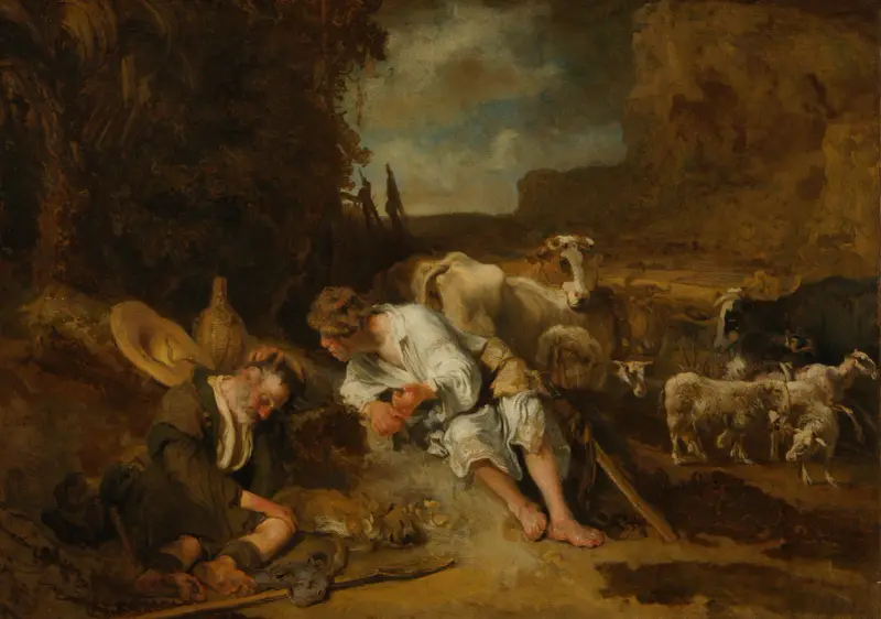 Mercury, Argus, and Io av Carel Fabritius