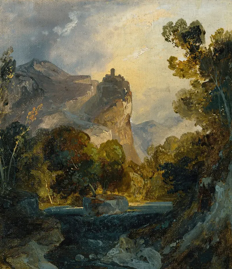 Italská krajina, Carl Blechen