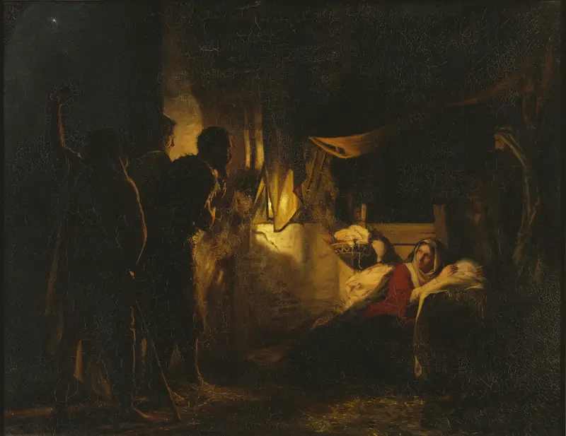 Adoration of the Shepherds, 1882 av Carl Bloch