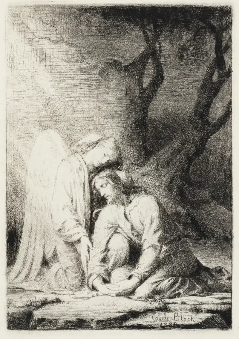 Chrystus w Ogrójcu, Carl Bloch