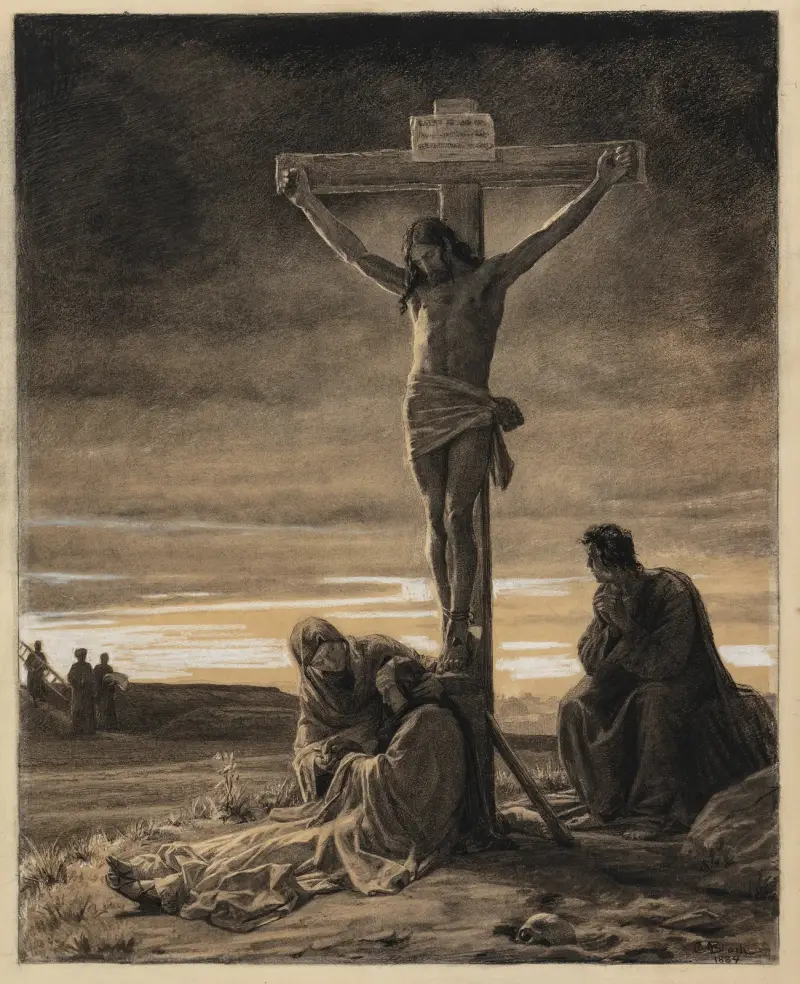 Kristus på korset av Carl Bloch