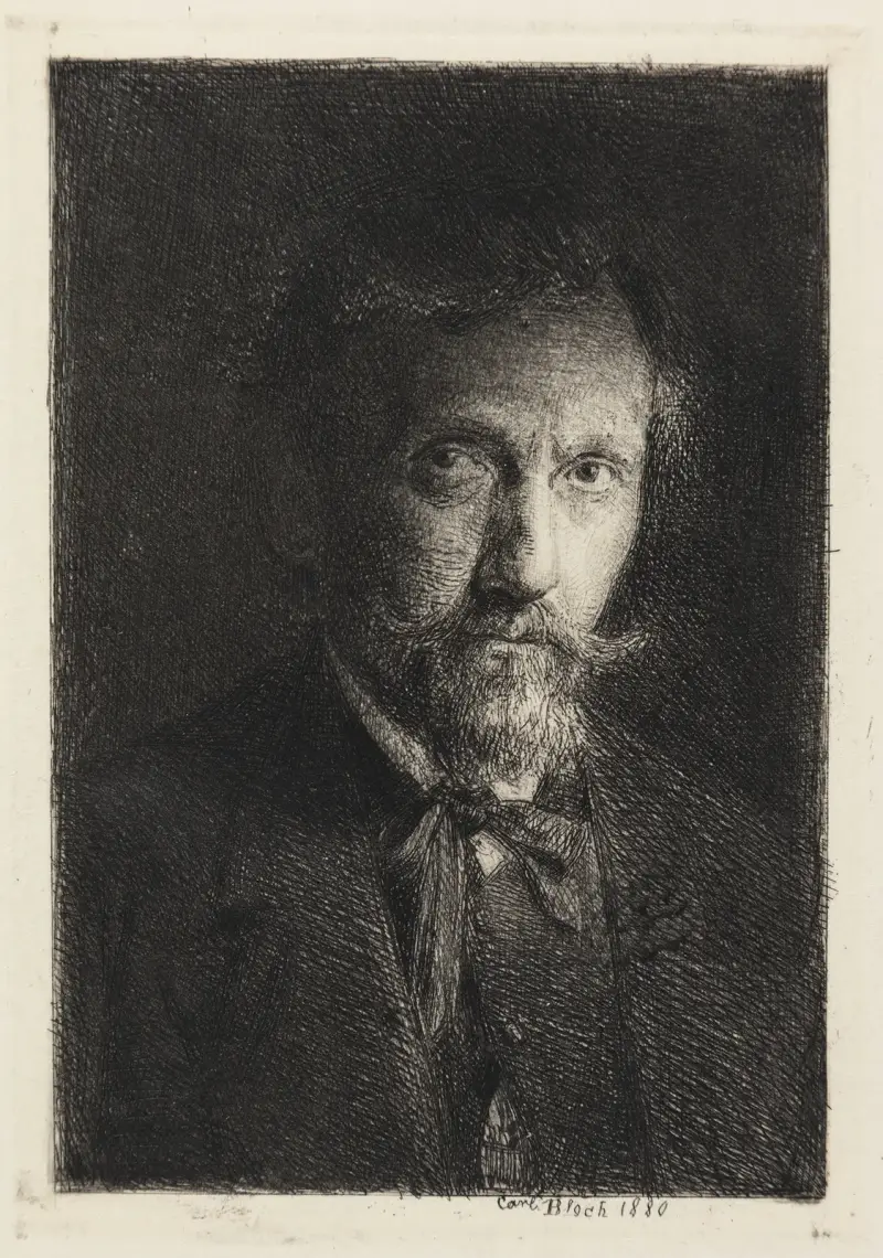 Självporträtt av Carl Bloch
