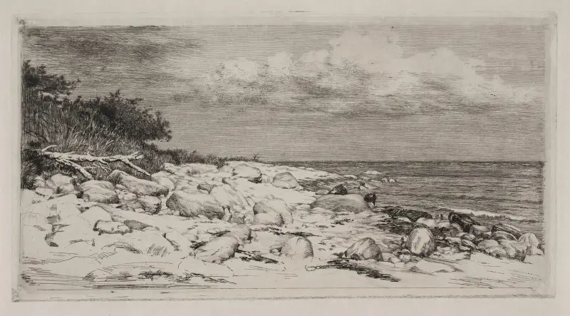 Stenet Strandbred av Carl Bloch