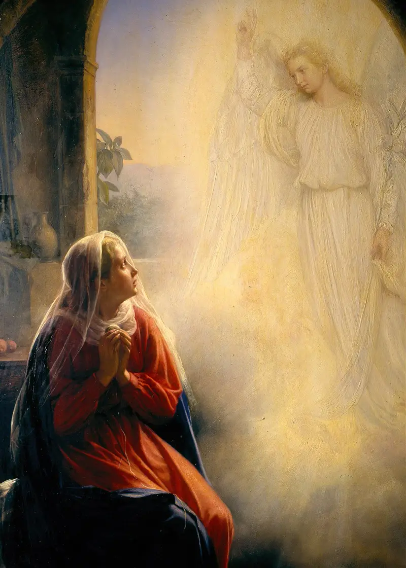 Bebådelsen av Carl Bloch