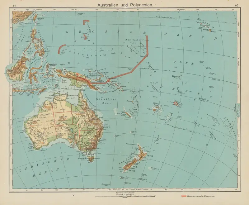 Australien und Polynesien von Carl Diercke