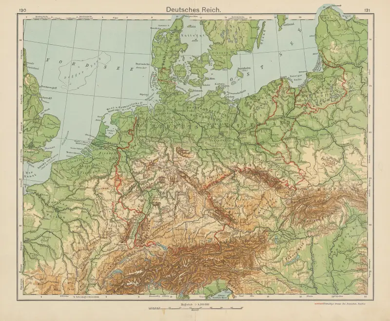 Deutsches Reich – Nr. 1 von Carl Diercke