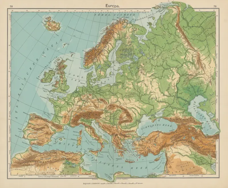 Europa von Carl Diercke