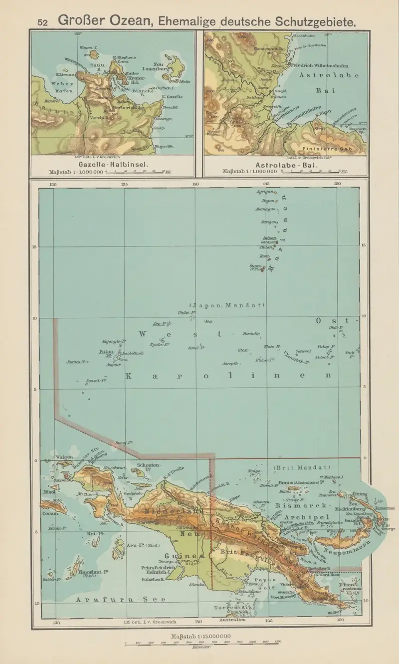 Stilla havet, tidigare tyska skyddsområden av Carl Diercke