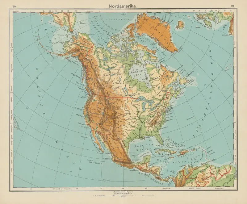 Severní Amerika, Carl Diercke