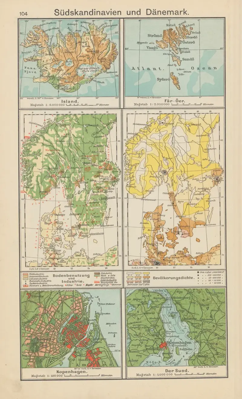 Södra Skandinavien och Danmark av Carl Diercke