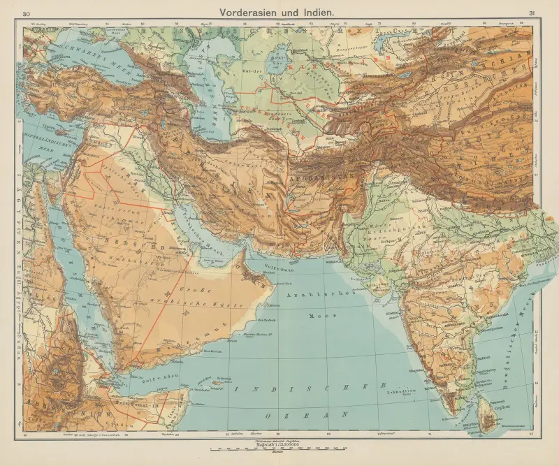 Vorderasien und Indien av Carl Diercke