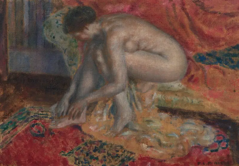 Efter badet av Frederick Carl Frieseke
