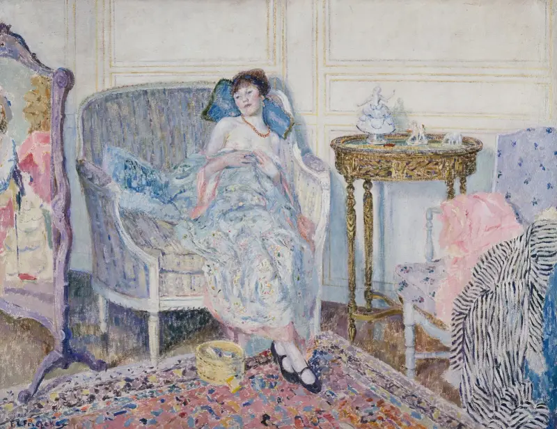 In the Boudoir av Frederick Carl Frieseke