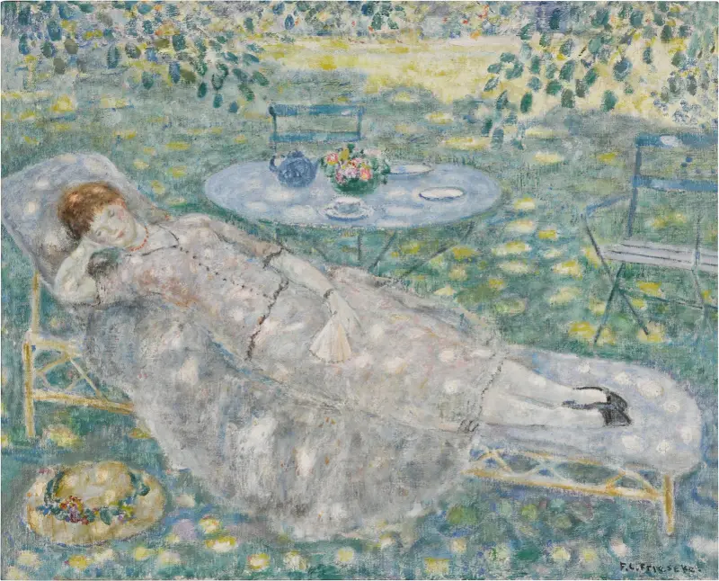 Sonnenflecken von Frederick Carl Frieseke