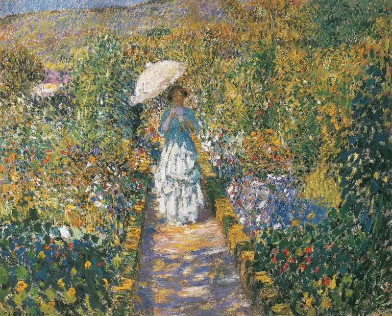 Der Gartenweg von Frederick Carl Frieseke
