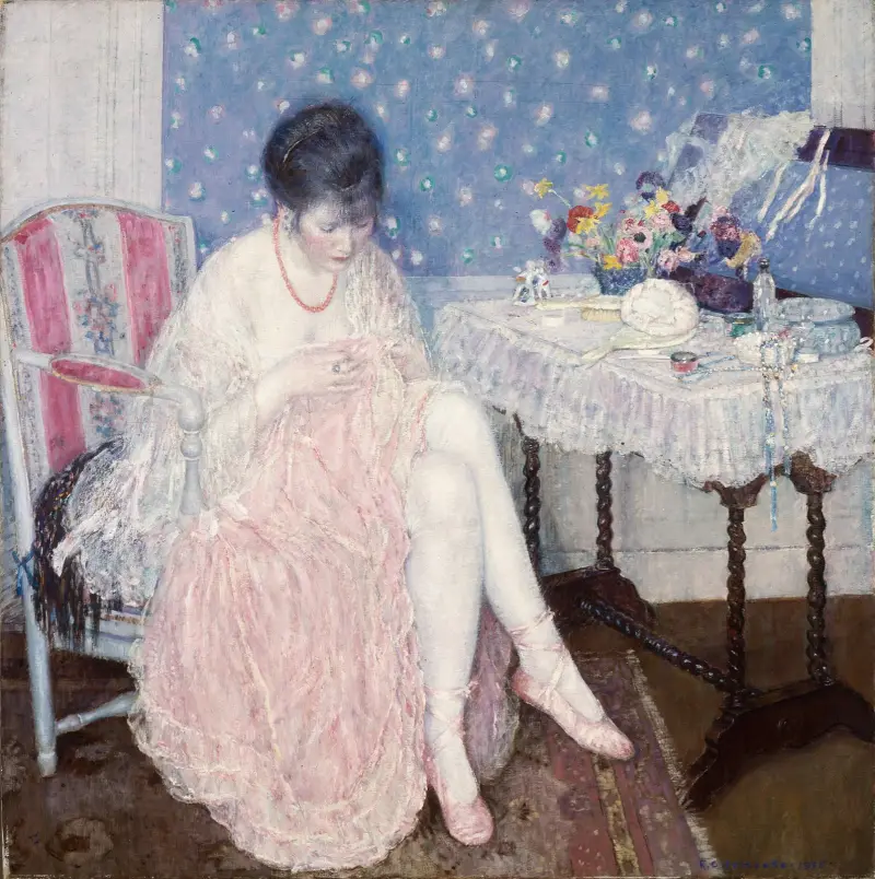 Torn Lingerie av Frederick Carl Frieseke