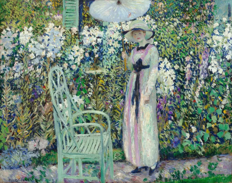 Vita liljor av Frederick Carl Frieseke