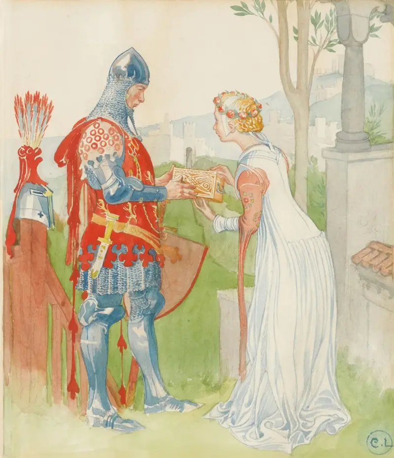 Lisana und Margon von Carl Larsson
