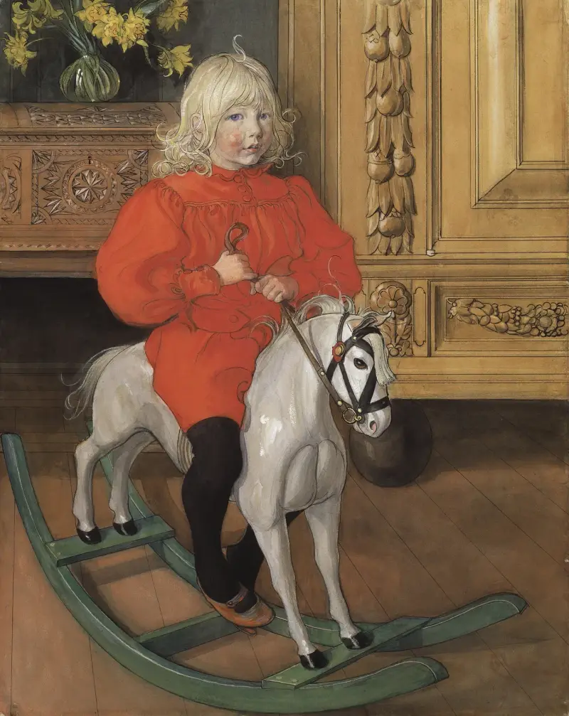 Murre – porträtt av Casimir Laurin av Carl Larsson